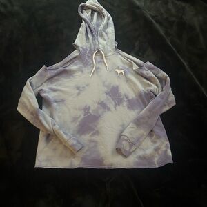Victoria's Secret Purple Tie-Dye Hoodie